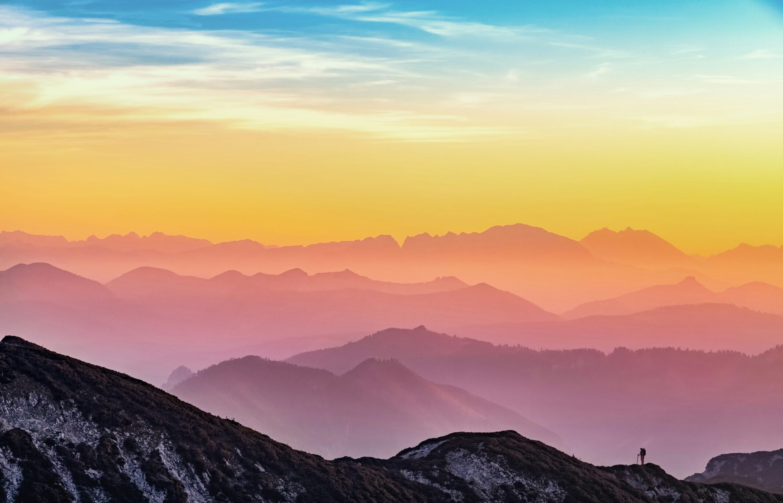 A Mountainous landscape representing authenticity and the journey of taking the road less traveled.
